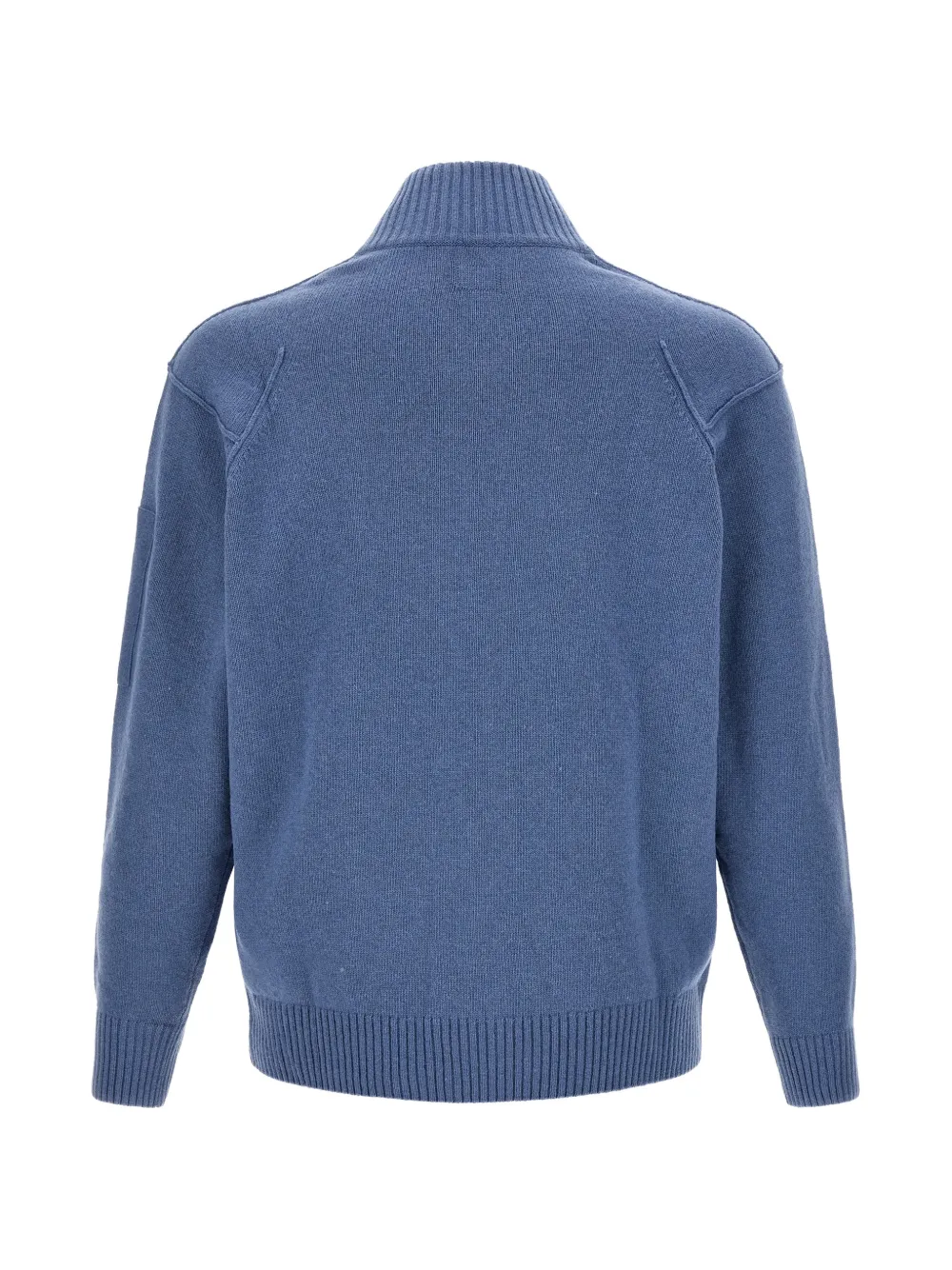 C.P. Company lens zip-up cardigan Blauw