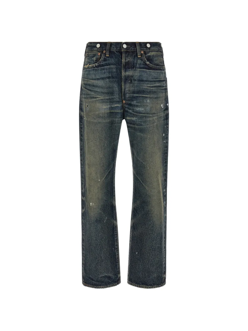Junya Watanabe New Manual Custom patchwork jeans - Blau