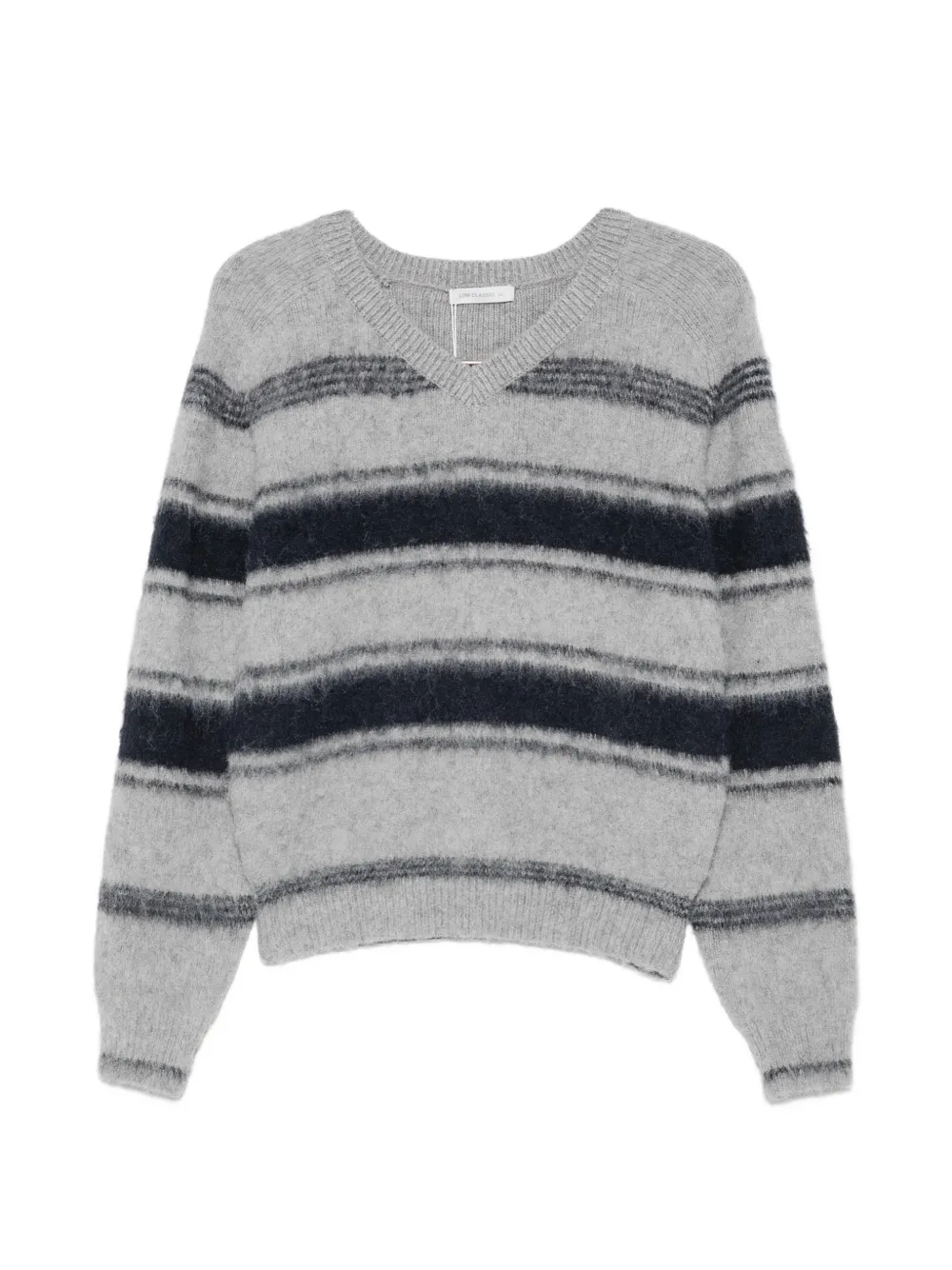 Low Classic V-neck sweater Grijs