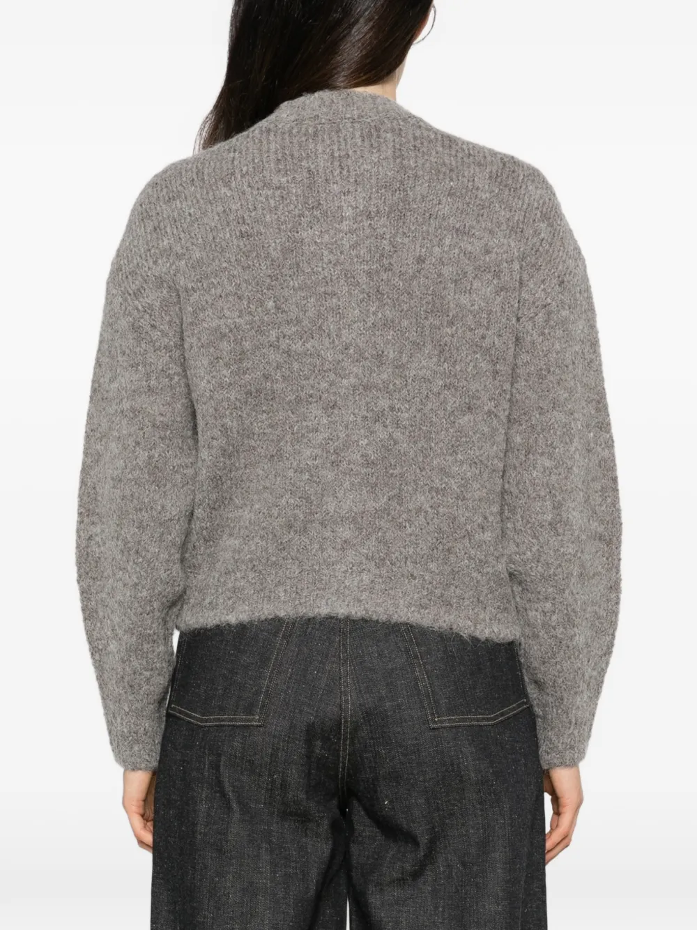 Low Classic zip-up cardigan Grijs