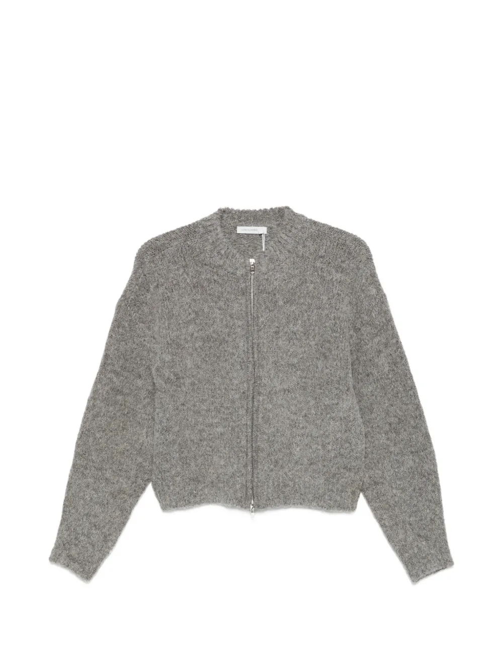 Low Classic zip-up cardigan Grijs