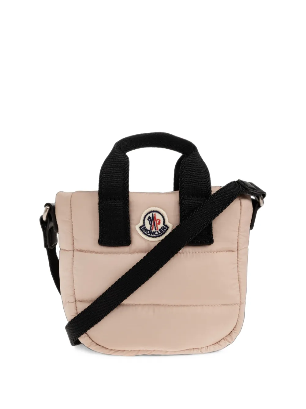 Moncler Enfant Kleine Caradoc gewatteerde shopper met logopatch Roze