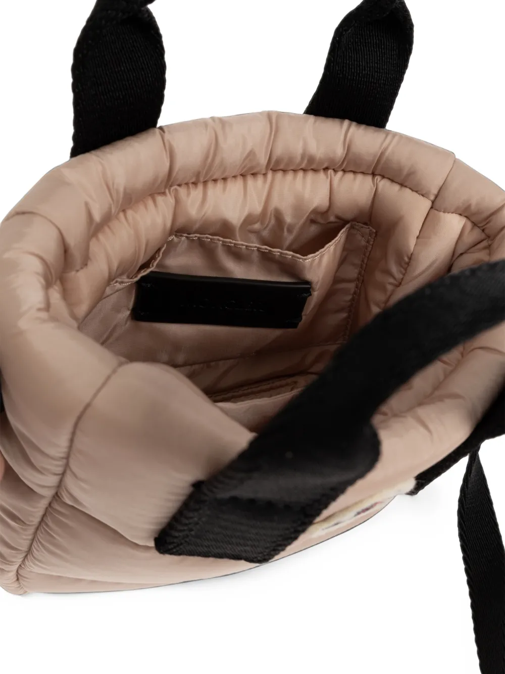 Moncler Enfant Kleine Caradoc gewatteerde shopper met logopatch Roze