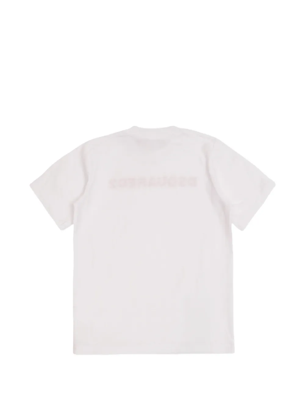 DSQUARED2 KIDS logo-embroidered T-shirt Wit