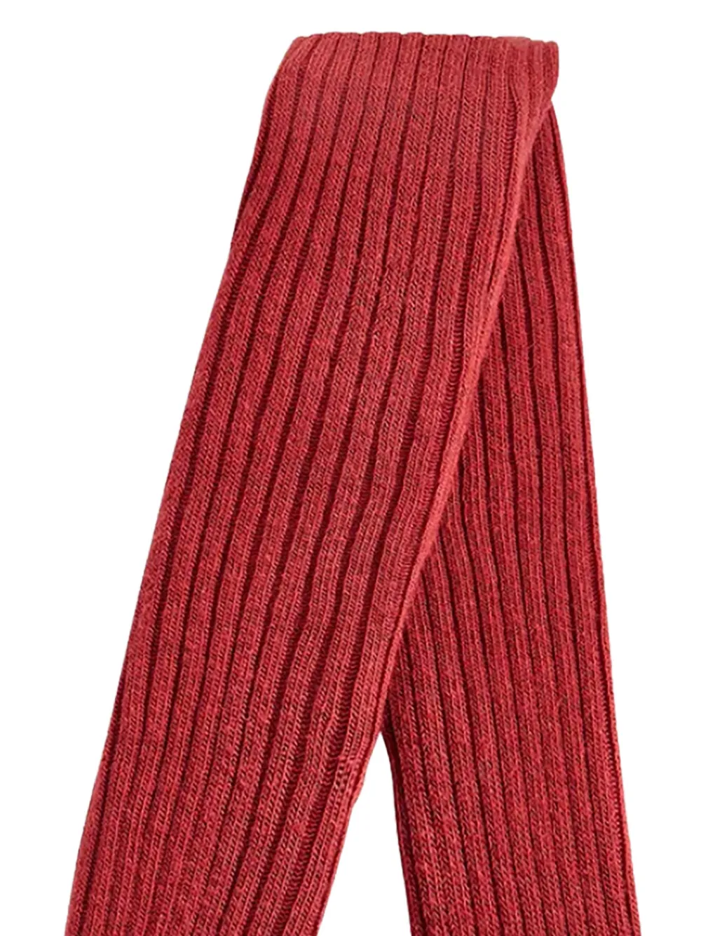 Bonpoint Banny ribgebreide panty Rood