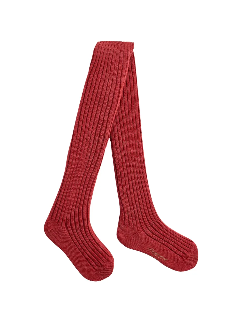 Bonpoint Collant Banny a coste - Rosso
