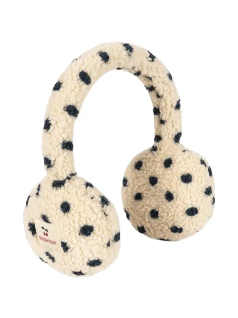 Konges Sløjd Jody Teddy polka-dot earmuffs