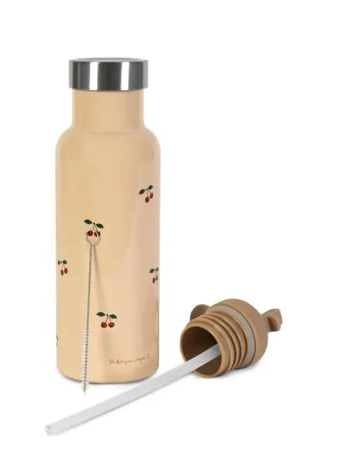 Konges Sløjd cherry-print thermo bottle