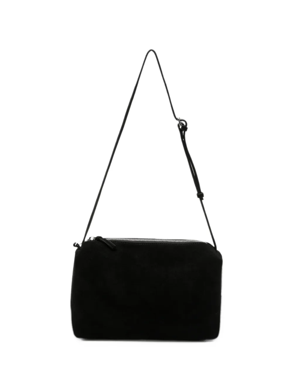 Low Classic suede shoulder bag - Nero