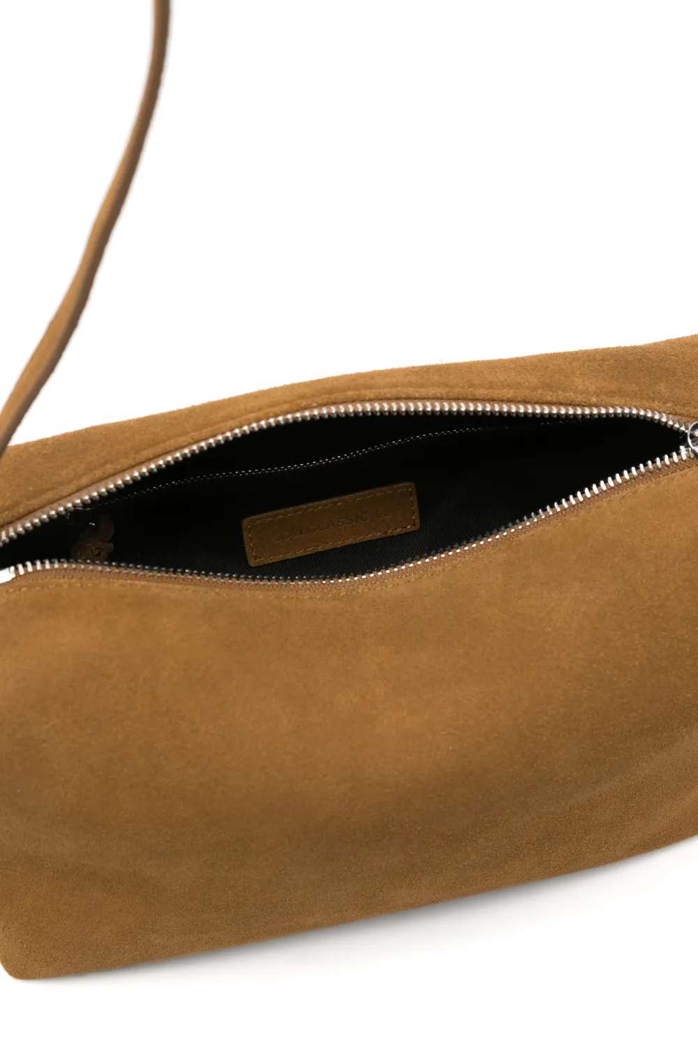 Low Classic suede shoulder bag Bruin
