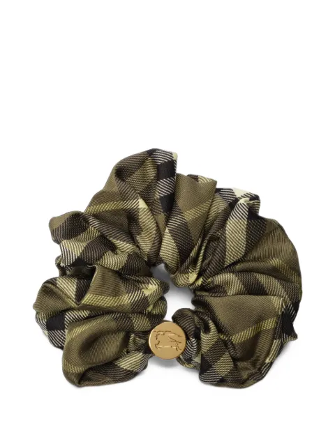 Burberry Check silk scrunchie