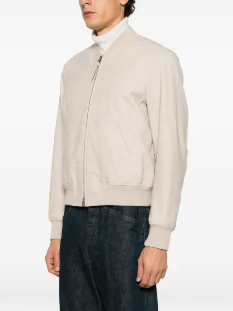 TOM FORD crocodile-embossed bomber jacket