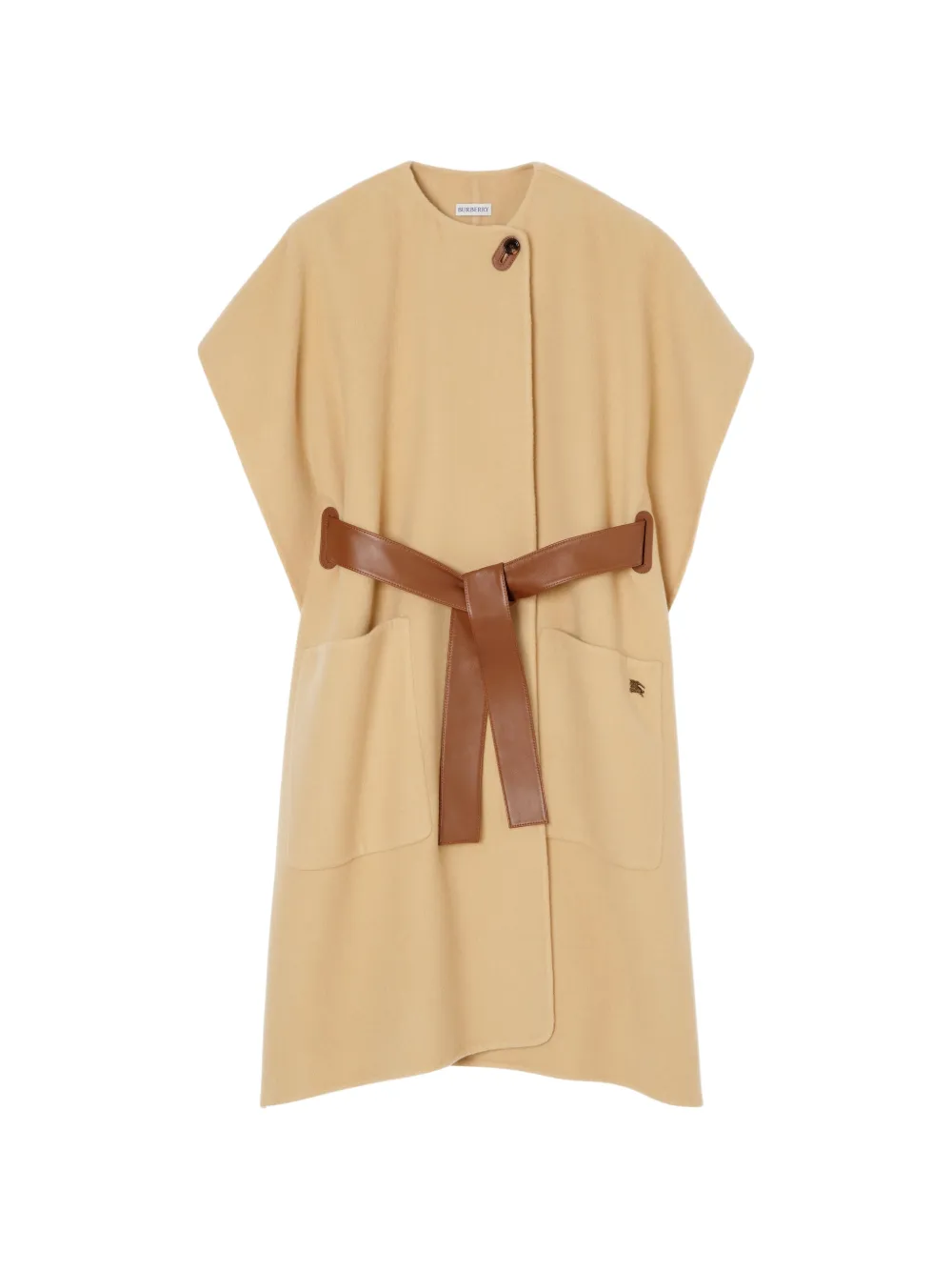 Burberry cashmere Loe cape - Nude