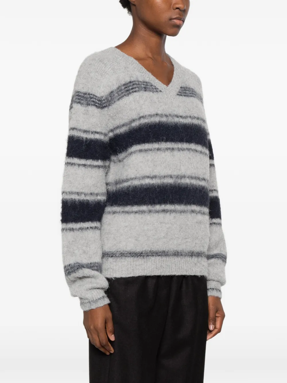 Low Classic crew-neck sweater Grijs
