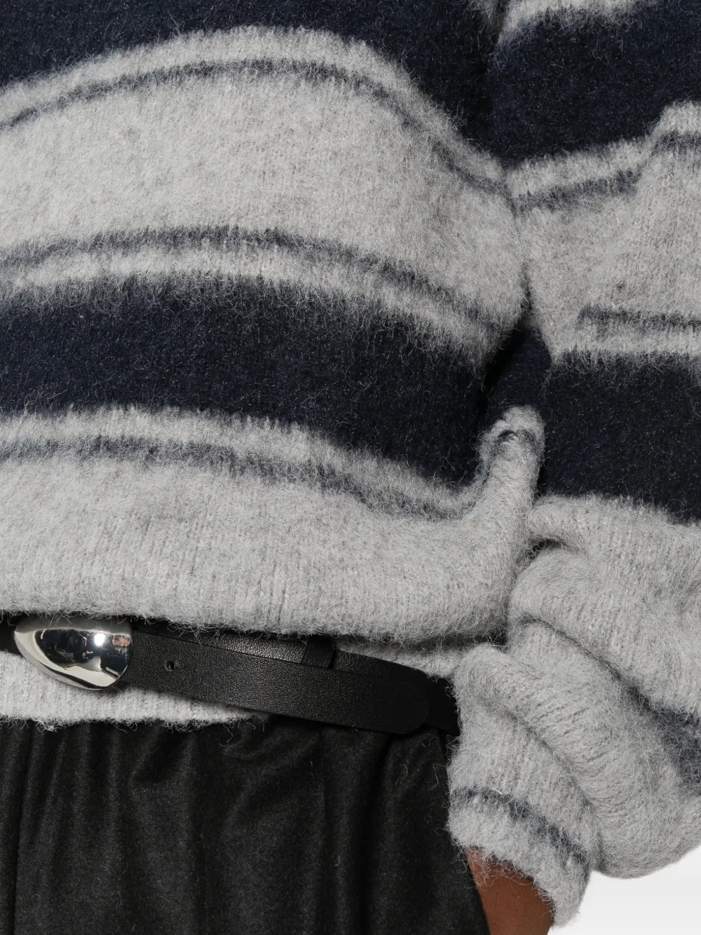 Low Classic crew-neck sweater Grijs