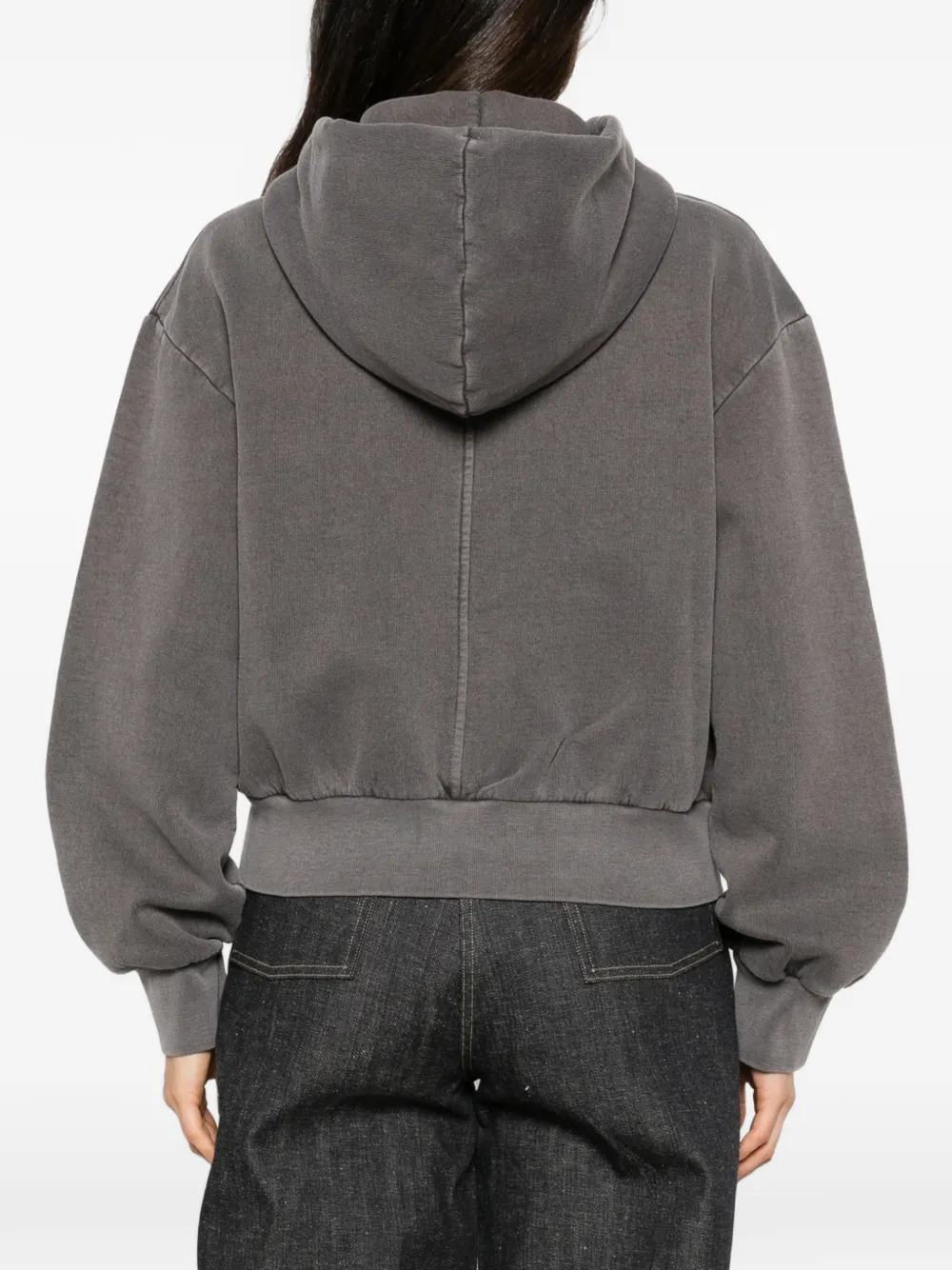 Low Classic zip-up hoodie Grijs