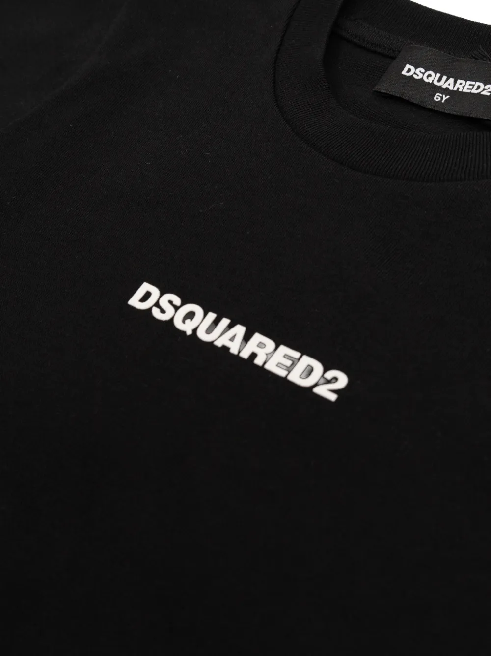 DSQUARED2 KIDS logo-print T-shirt Zwart