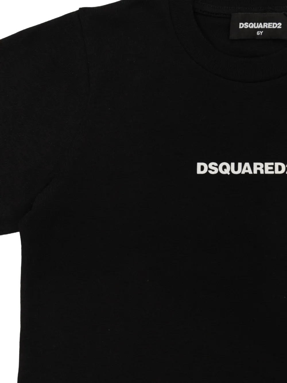 DSQUARED2 KIDS logo-print T-shirt Zwart