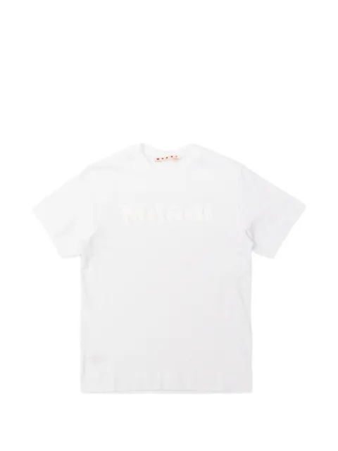 Marni Kids camiseta con logo estampado
