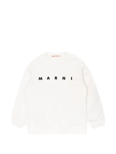 Marni Kids logo-print sweatshirt