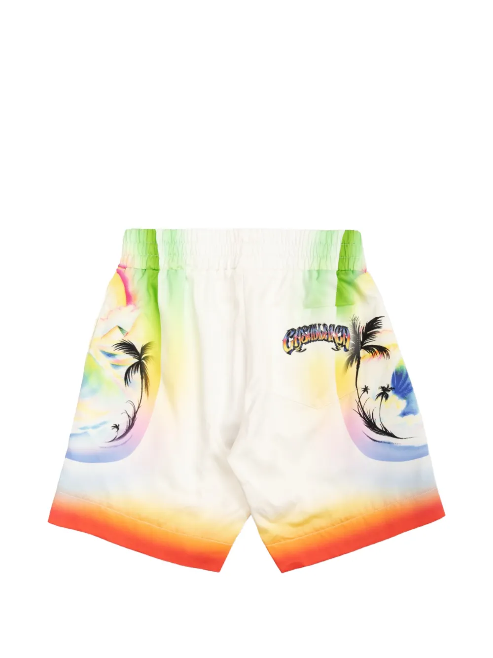 Casablanca Airspray veelkleurige shorts Beige
