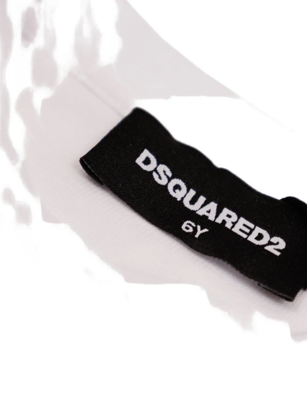 DSQUARED2 KIDS logo-print maple-leaf T-shirt Wit