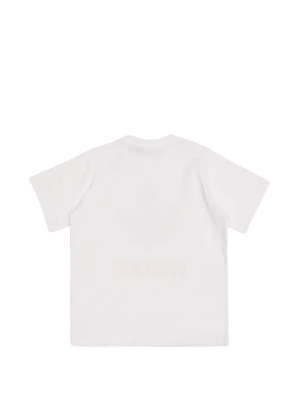 DSQUARED2 KIDS logo-print maple-leaf T-shirt Wit