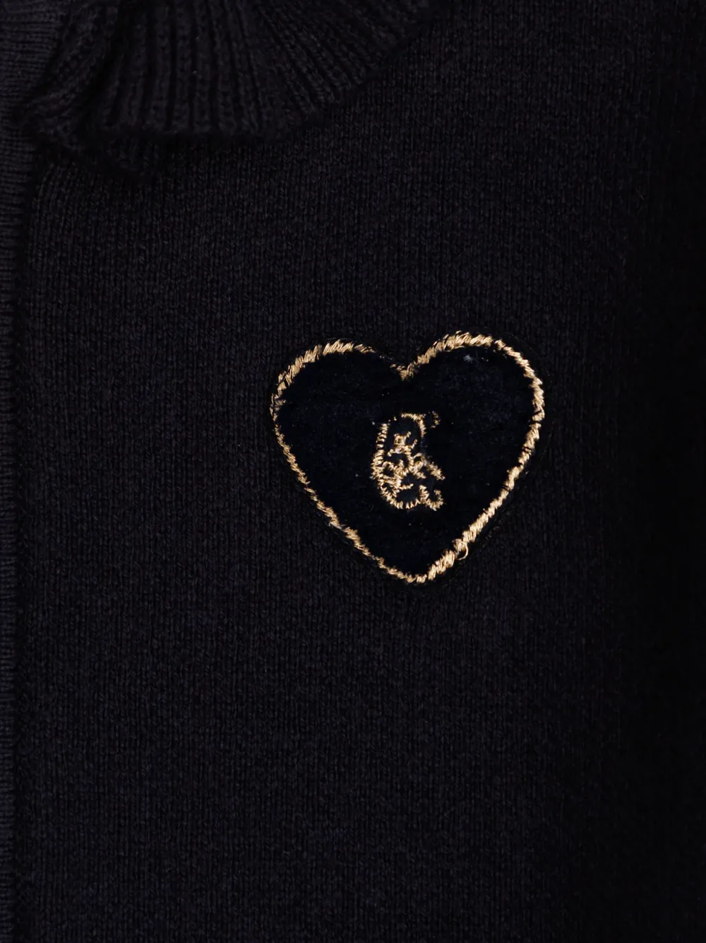 Chloé ruffled-trim heart-motif tracksuit set Blauw