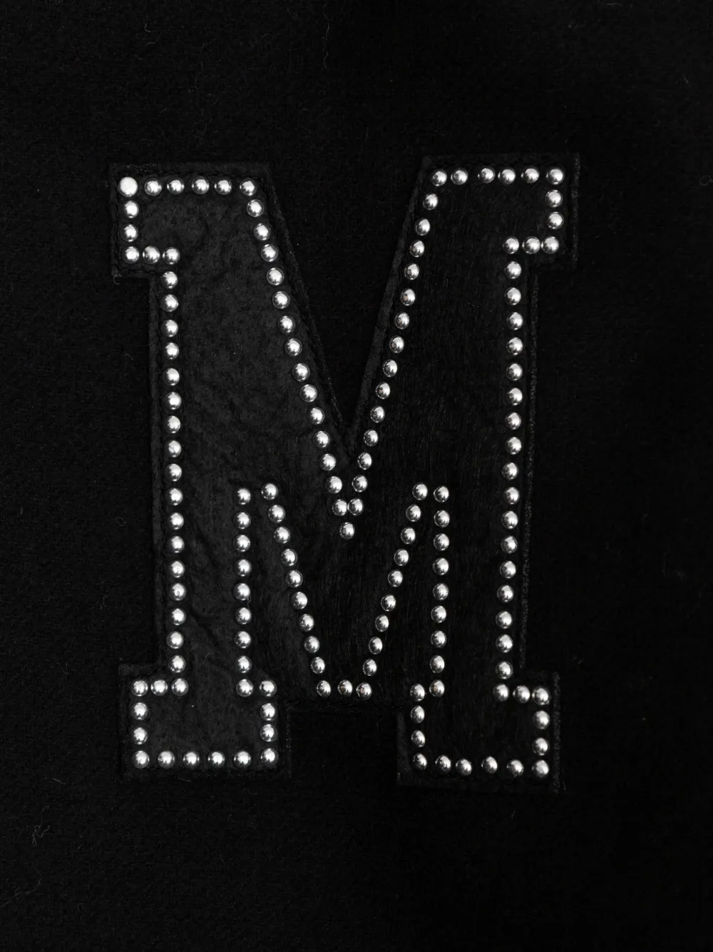 MM6 Maison Margiela Kids Verfraaid bomberjack met patch Zwart