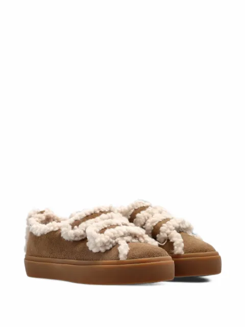 Inuikii Shearling Low touch-strap touch-strap sneakers