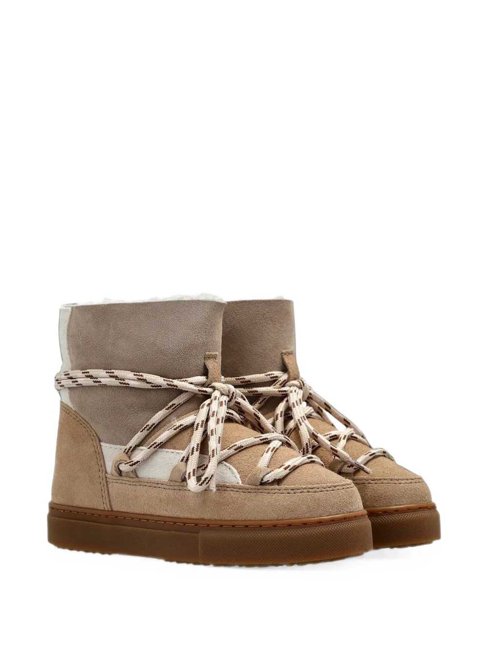 Inuikii Patchwork suede boots - Toni neutri