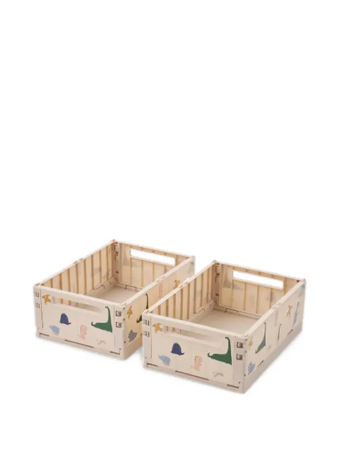 Liewood Weston Aufbewahrungsboxen mit Dino-Print