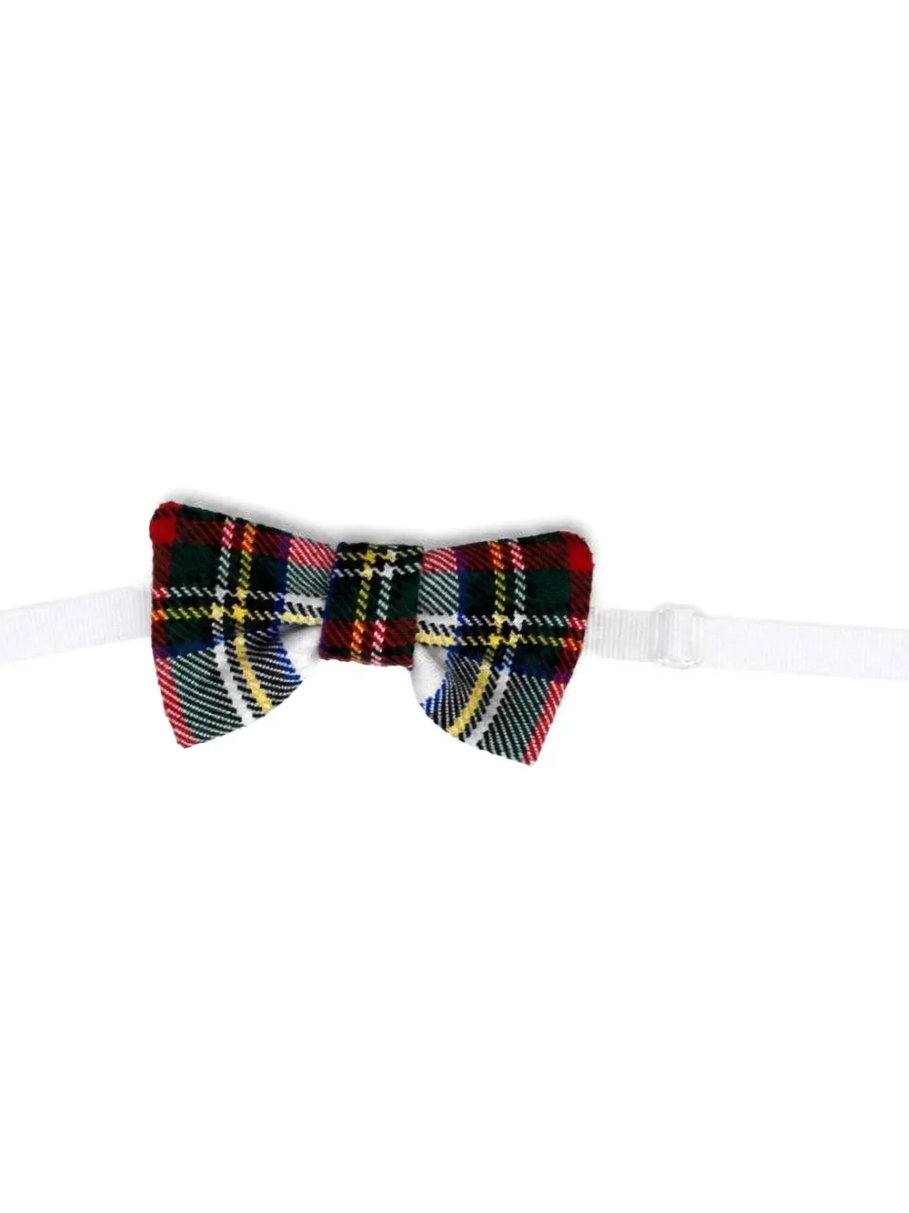 PAIO CRIPPA tartan-check bow tie Rood