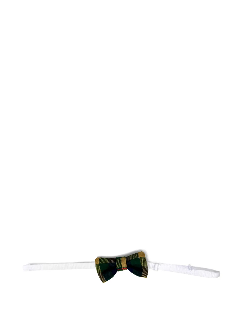 PAIO CRIPPA tartan-print bow tie - Verde