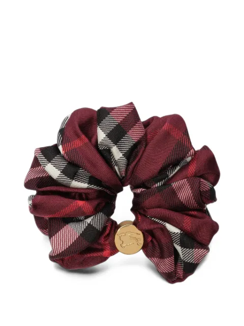 Burberry Check silk scrunchie