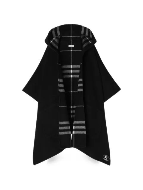 Burberry кашемировый кейп в клетку