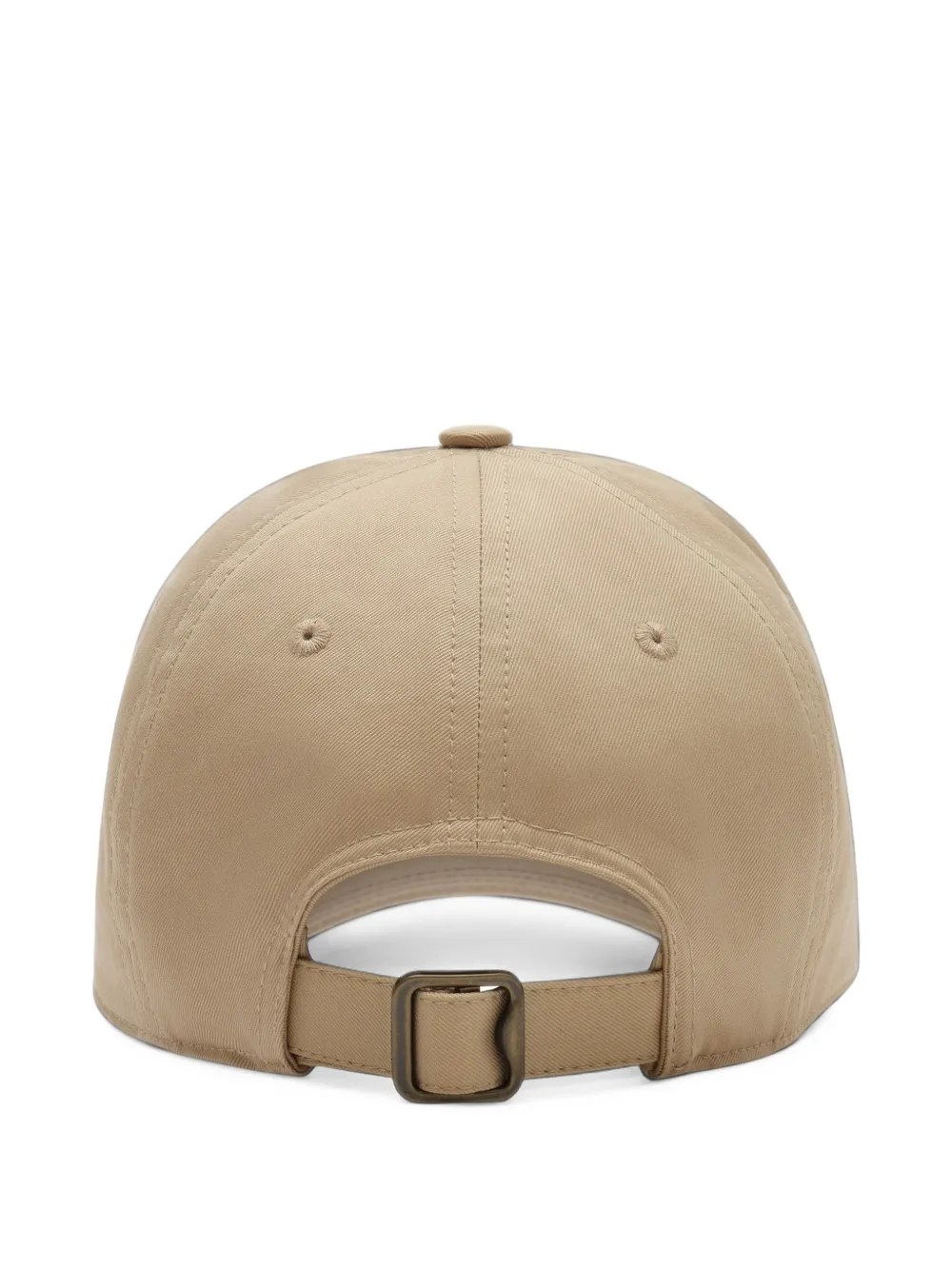 Burberry Check cursive logo gabardine baseball cap Beige