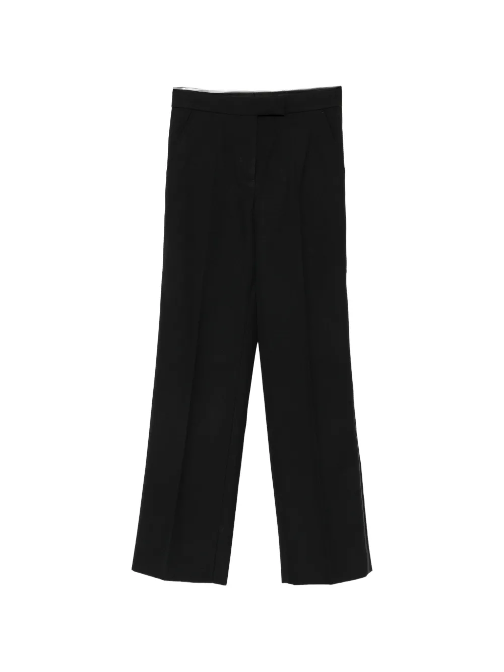 Moncler concealed-fastening flared trousers Zwart