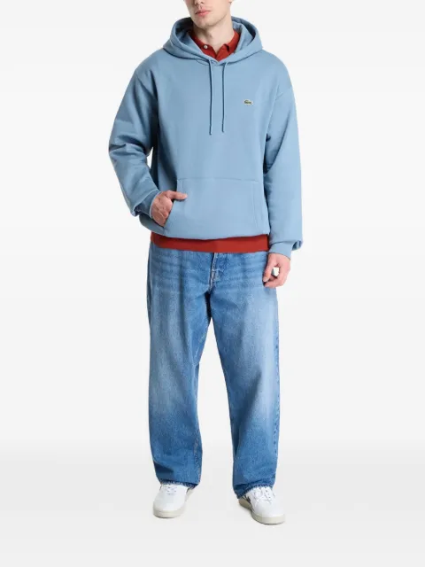 Lacoste fleece hooded sweatshirt