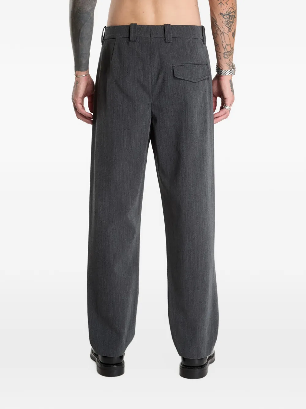 A.P.C. Renato pleated trousers Grijs