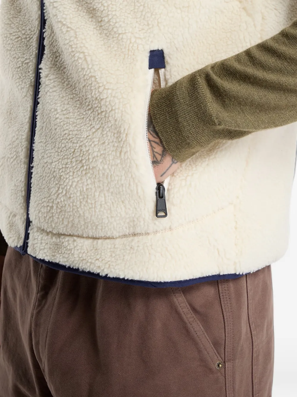 Napapijri Yupik V 2 fleece gilet Wit