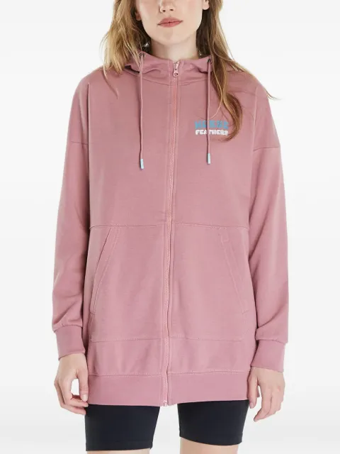 Horsefeathers Naava logo-print zip-up hoodie