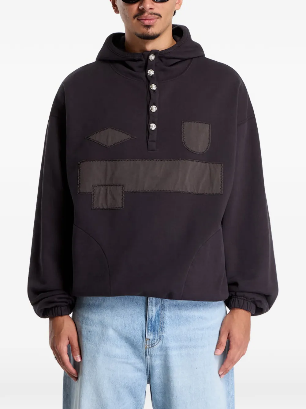 UMBRO X Slam Jam Censored Pearls hoodie Zwart