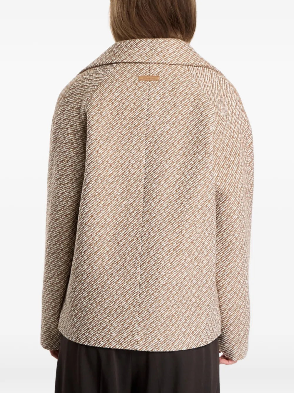 Calvin Klein double-breasted peacoat Beige