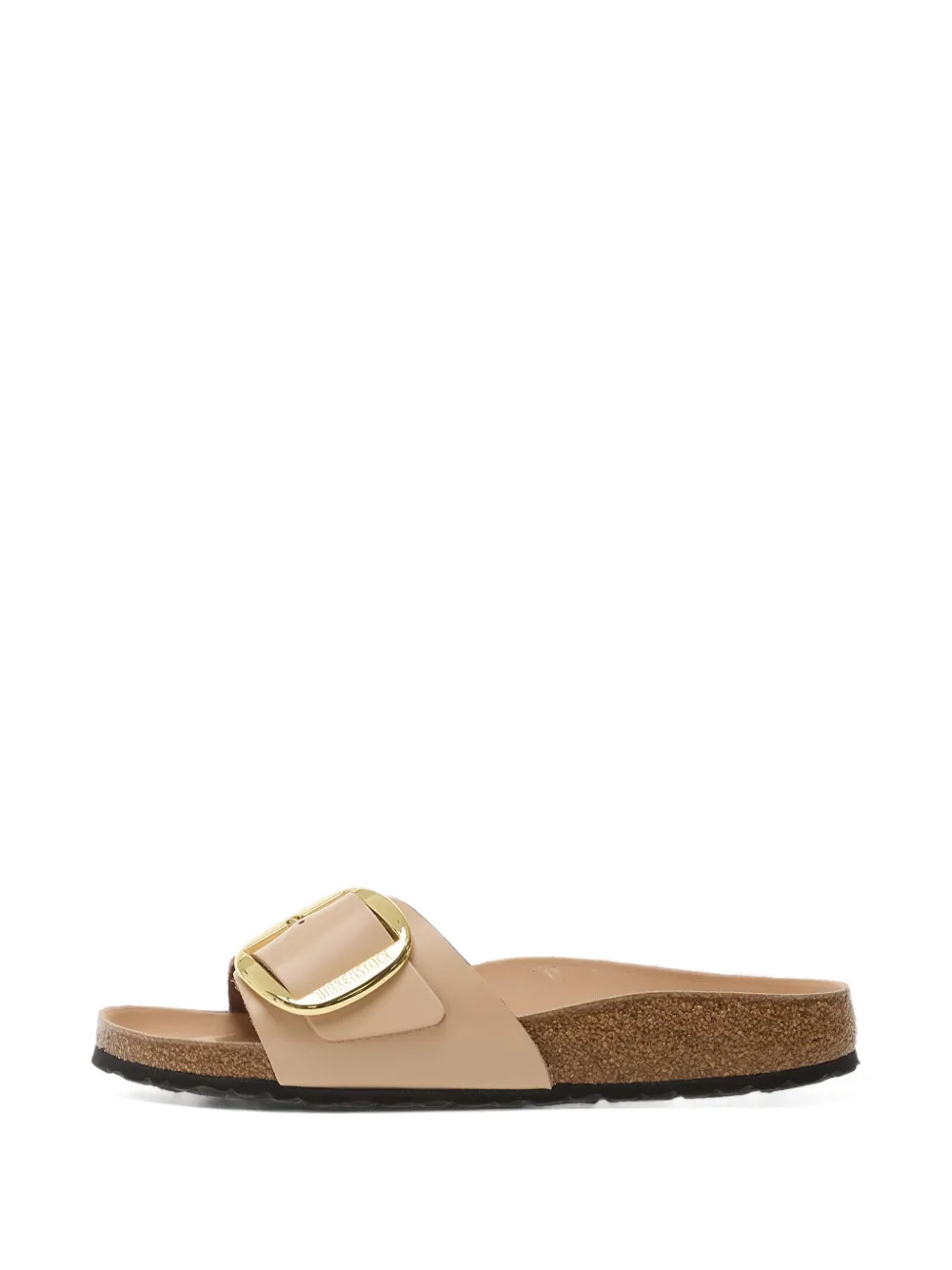 Birkenstock Madrid big buckle slides - Nude