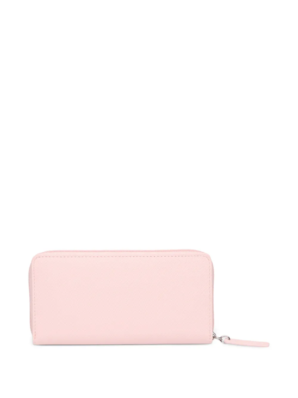 Lacoste large L.12.12 concept wallet with zipper Roze