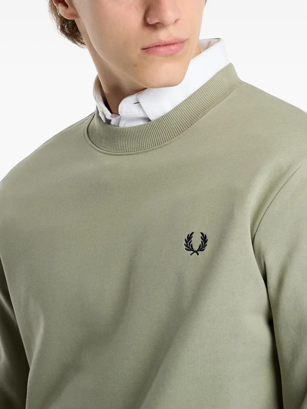 Fred Perry crew-neck sweater Groen