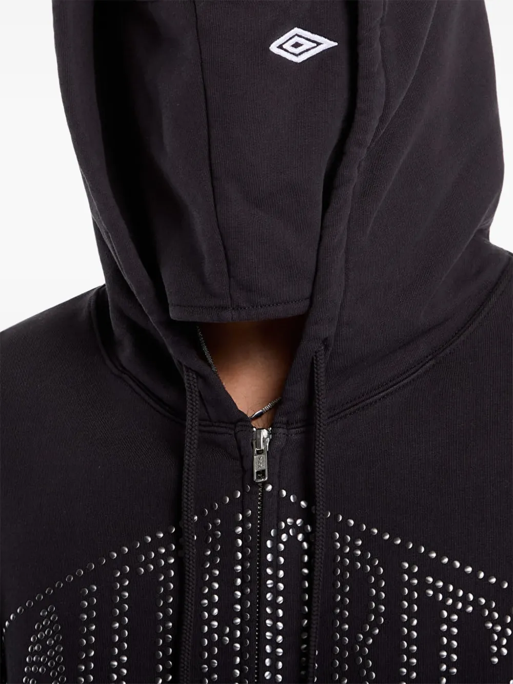 UMBRO x Slam Jam Authority hoodie Zwart