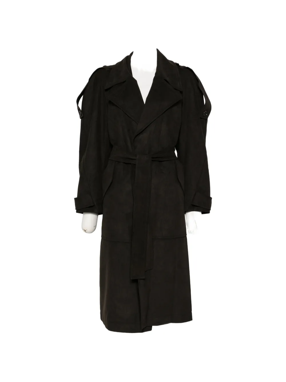 Low Classic belted trench coat - Braun