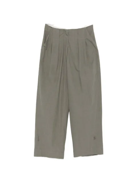 Low Classic pleated button-cuff trousers